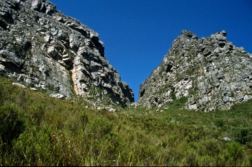 Aufstieg zum Tafelberg, Südafrika